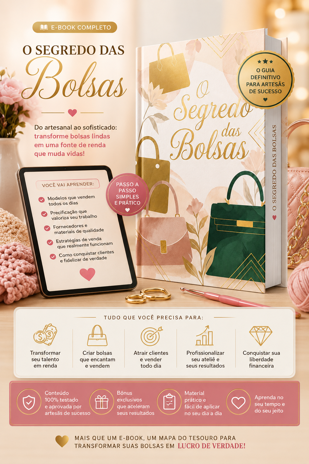 O Segredo das Bolsas — livro de Sônia Beatriz